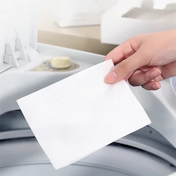

200Pcs Dyeing Cloth Washing Machine Use Mixed Dyeing Proof Color Absorption Sheet Anti Dyed Cloth Laundry Grabber Cloth