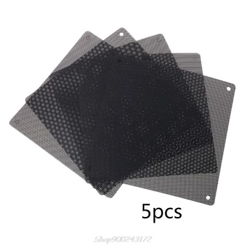 

5PCS PC Computer Case Fan Cooler Dust Filter Dustproof Mesh 140mm Cuttable PVC Black Jy21 20 Dropship