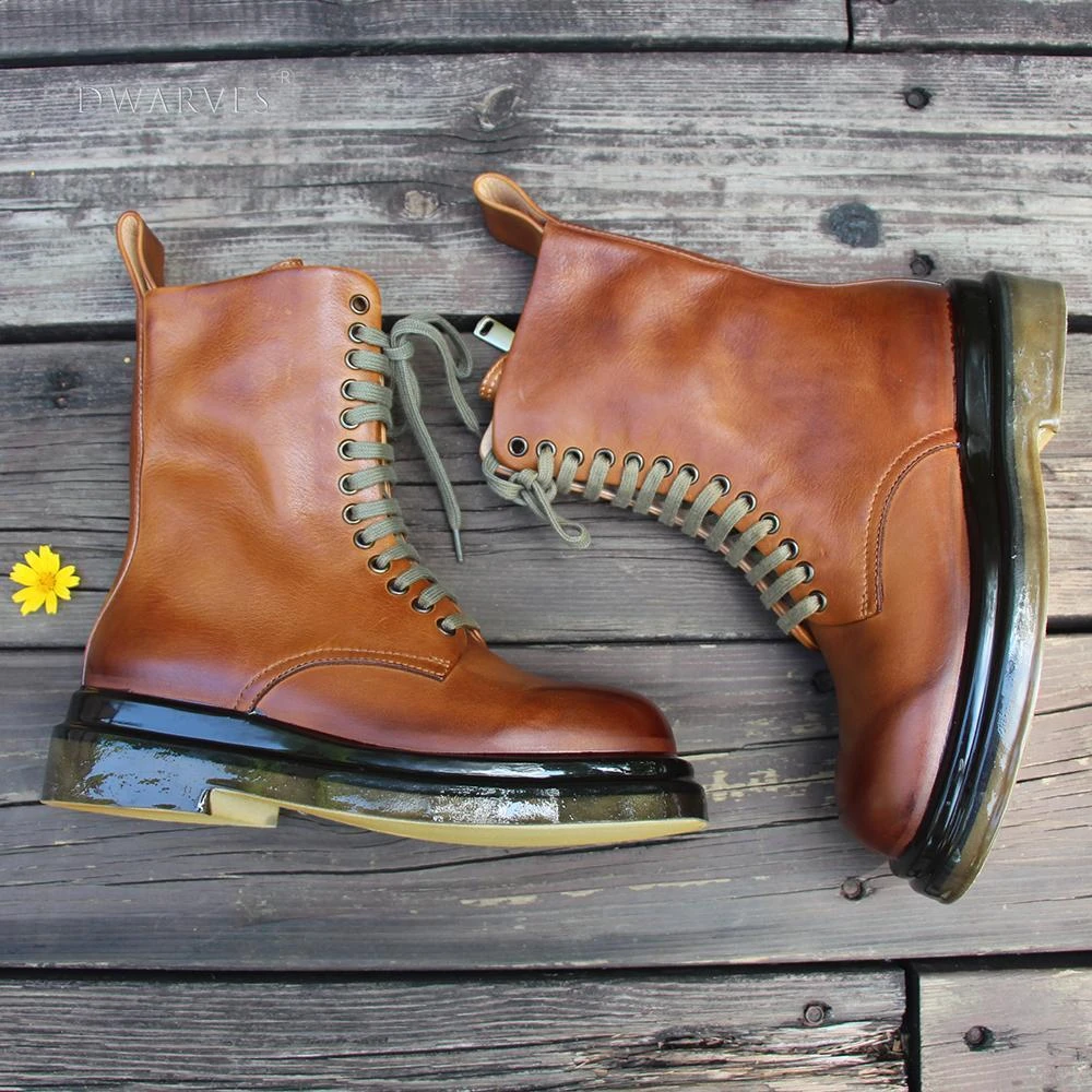 leather martin boots