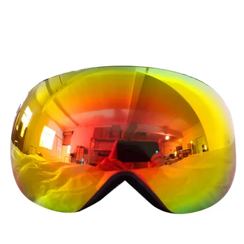 

Outdoor UV400 Protection Anti-Fog Ski Goggles Spherical Frameless Ski Snowboard Snow Goggles Anti-Slip Strap For Men Women
