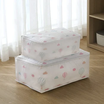 

Household Quilt Storage Bag Large Waterproof Clothes Storage Bag Foldable Blankets Organizer Bag Portable Storage Bags For Home