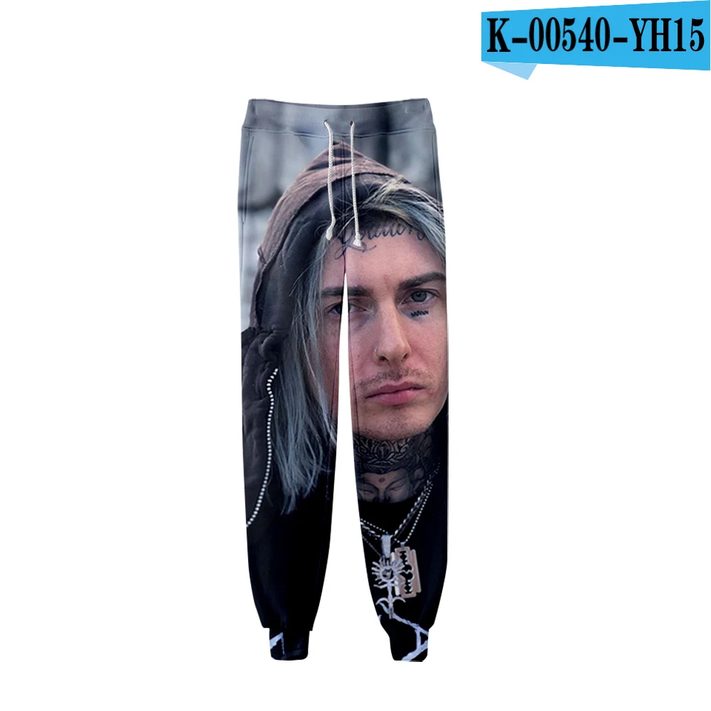 Брюки Ghostemane,, штаны в стиле рок, хип-хоп, уличная одежда, Харадзюку, мужские джоггеры, спортивные штаны, свободные, готические, повседневные, лето, Осень - Цвет: one