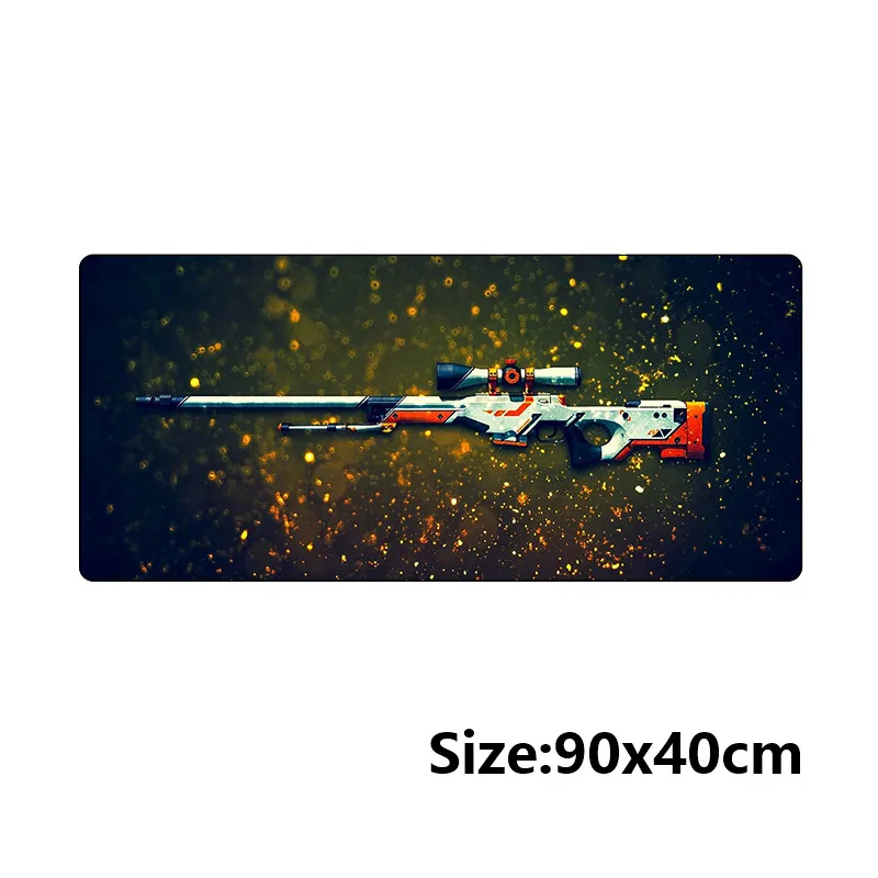 900x400 мм большой игровой коврик для мыши XL XXL оверлок большой игровой коврик для мыши с клавиатурой Настольный коврик для CS: GO CSGO dragon hyper beast AWP - Цвет: 300x900x3mm