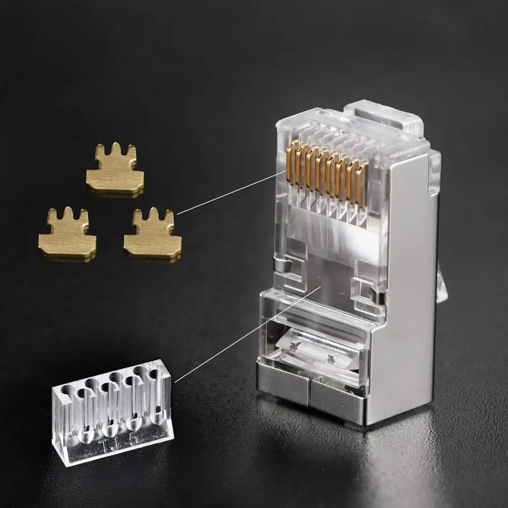 AUCAS CAT 6 Rj45 разъем Lan кабель Внешние HDs Компьютерные аксессуары компьютерные