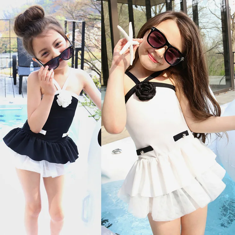 

2019 Korean-style Girls Gauze Princess Tour Bathing Suit Split Type CHILDREN'S Bikini Hooded Bathing Suit Three-piece Set Summer