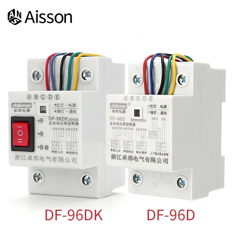 Df96d Df96dk 220v Pump Automatic Water Level Controller Sensor Probe