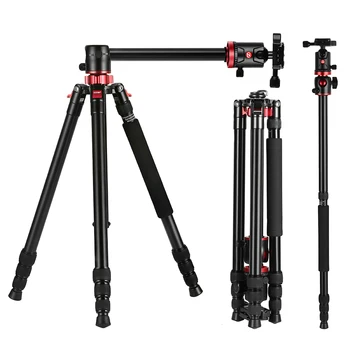 

ZOMEI Camera Tripod Portable Portable Professioional Aluminium Monopod 4 Sections Tripods With 360 Degree Ball Head for DV DSLR