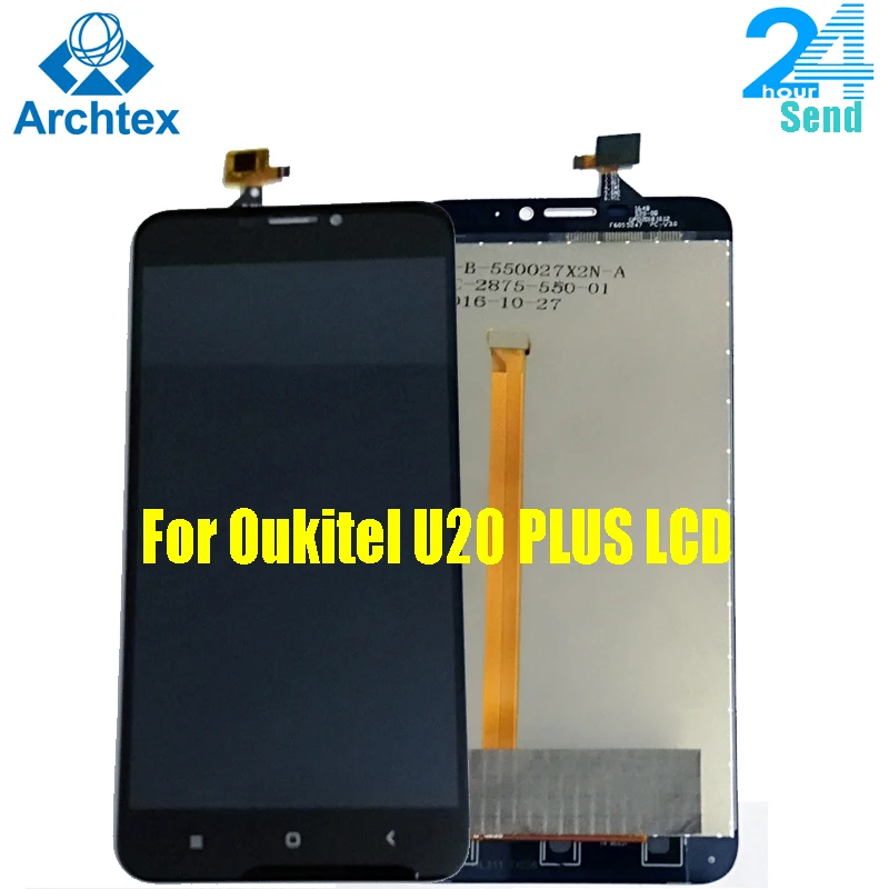 Goedkoop Voor Oukitel U20 Plus Originele Lcd scherm + Tp Touch Screen Digitizer Montage 5.5 \
