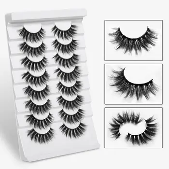 

SEXYSHEEP 8Pairs Eyelashes 12D Lashes natural Handmade Reusable Natural Eyelashes Popular False Lashes Mink Lashes Makeup
