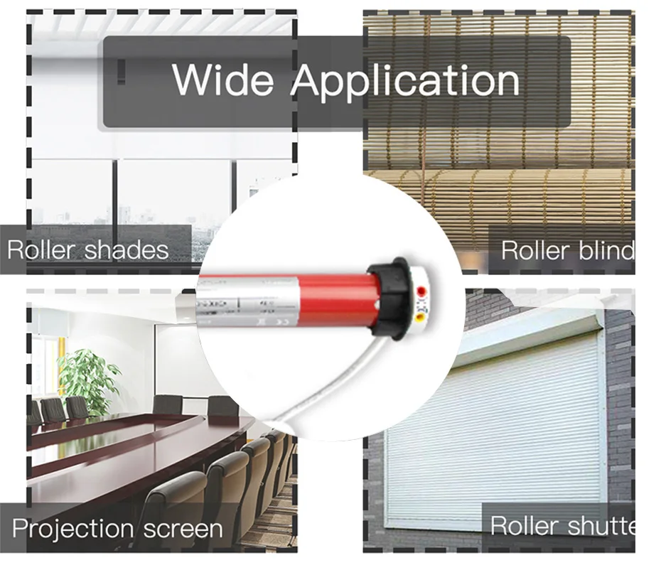 25 мм трубчатый двигатель 110 В 220 В автоматический Электрический мотор жалюзи для 38 мм туя умный дом Wifi переключатель штор