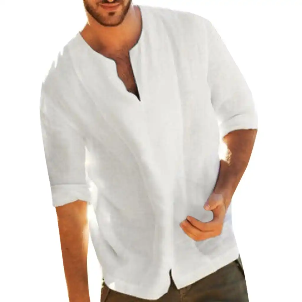 white baggy shirt