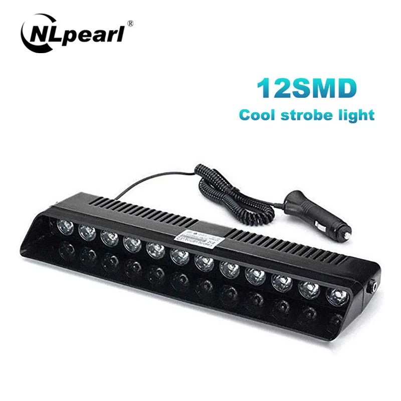 

Nlpearl 1pcs Car Light Assembly Led Strobe Light Bar For Car Truck Warning Lamp LED Flasher Lights Red Blue Led Police Lights