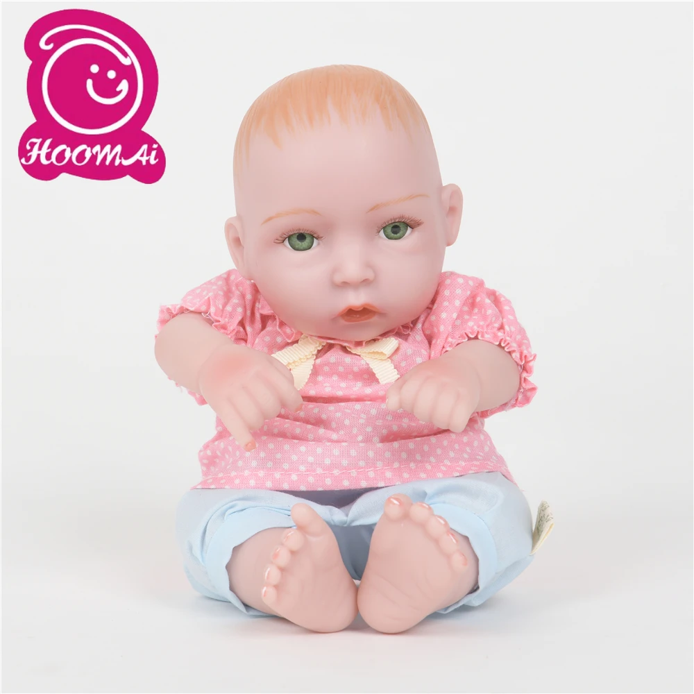 25 cm Lovely Preemie Bebe Reborn Doll 10 Inch Full Silicone Body Newborn Babies Girl Lifelike Tiny Baby Kids Birthday Gift | Игрушки и