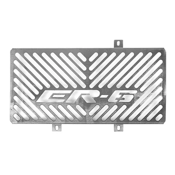 

Motorcycle Stainless Steel Radiator Grille Guard Protection Cover for Kawasaki Er6N Er-6N Er6F Er-6F 2009-2011(Silver)