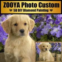 Pet фото на заказ алмазная живопись 5d Diy мозаика полная квадратная круглая Дрель Стразы Daimond вышивка картины DZ15