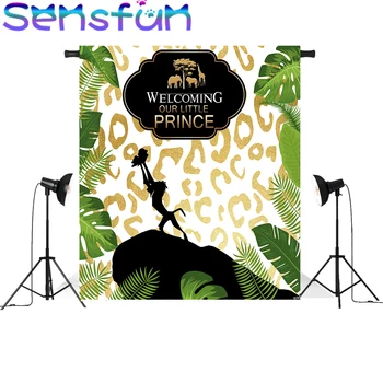 

ZY265 Safari theme Lion King Backdrops for boys birthday party custom prince background for photo studio 220x150cm