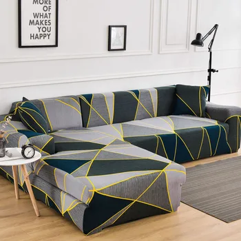 

Elastic Sofa Covers for Living Room L Shape Sofa Need Buy 2 Pieces Sofa Cover Stretch Corner Couch Cover Slipcovers 1/2/3/4 Seat