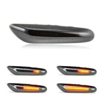 

2PCS Dynamic Flowing LED Turn Signal Side Marker Light Blinker Sequential Lamp for BMW E60 E61 E90 E91 E81 E82 E88 E46 X3 X1