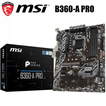 

NEW MSI B360-A PRO Motherbaord 1151 Intel B360 DDR4 64GB Original Desktop MSI B360 Mainboard 1151 Core i7/i5/i3 M.2 LGA 1151