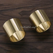 

8PCS Brass Cabinet Leg Furniture Cover Brass Color Table Chair Feet Protector Sofa Leg Tube Cup Furniture Leg Ferrules FG350
