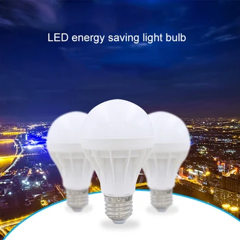 

LED light energy saving plastic bulb lamp E27 household energy saving light bulb