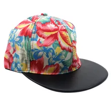 Модная бейсбольная кепка с цветочным принтом для женщин, Повседневная Бейсболка, модная Высококачественная Кепка с плоским козырьком в стиле хип-хоп, Пляжные шапки YL5