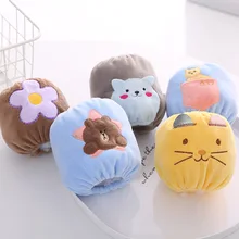 Детская одежда с длинными рукавами для девочек; детская манжета с героями мультфильмов из плюша; Милая Короткая Защитная манжета для мальчиков