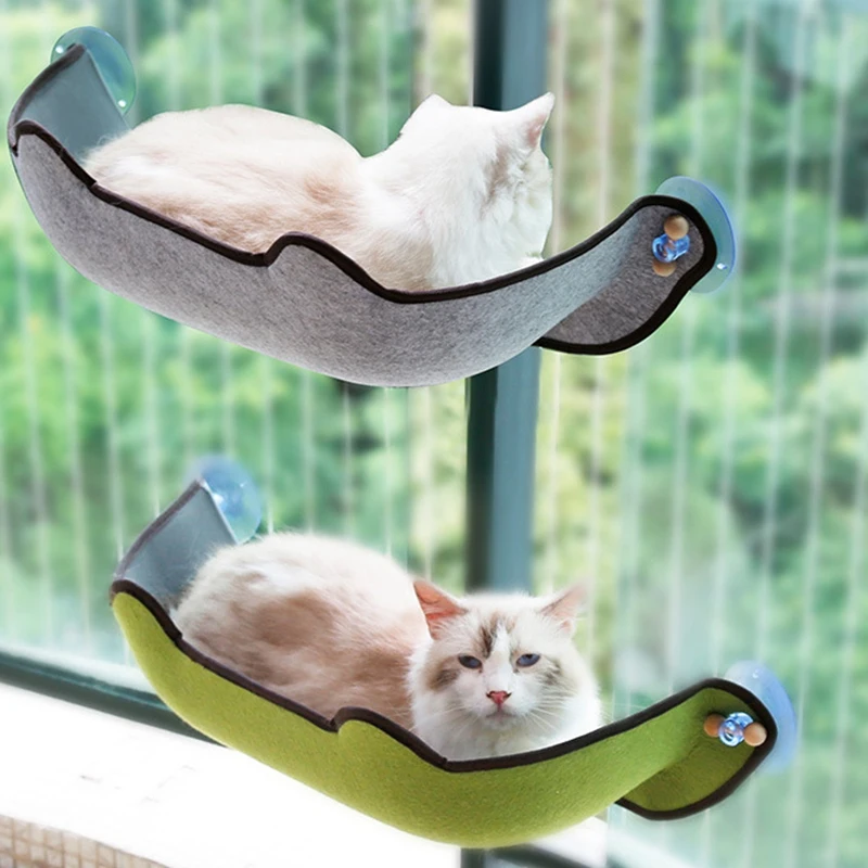 DSHA Pet гамак для кошек кровать крепление окно Pod лежак присоски теплая кровать для питомца кошки Отдых дом Солнцезащитная настенная Кровать Мягкая клетка