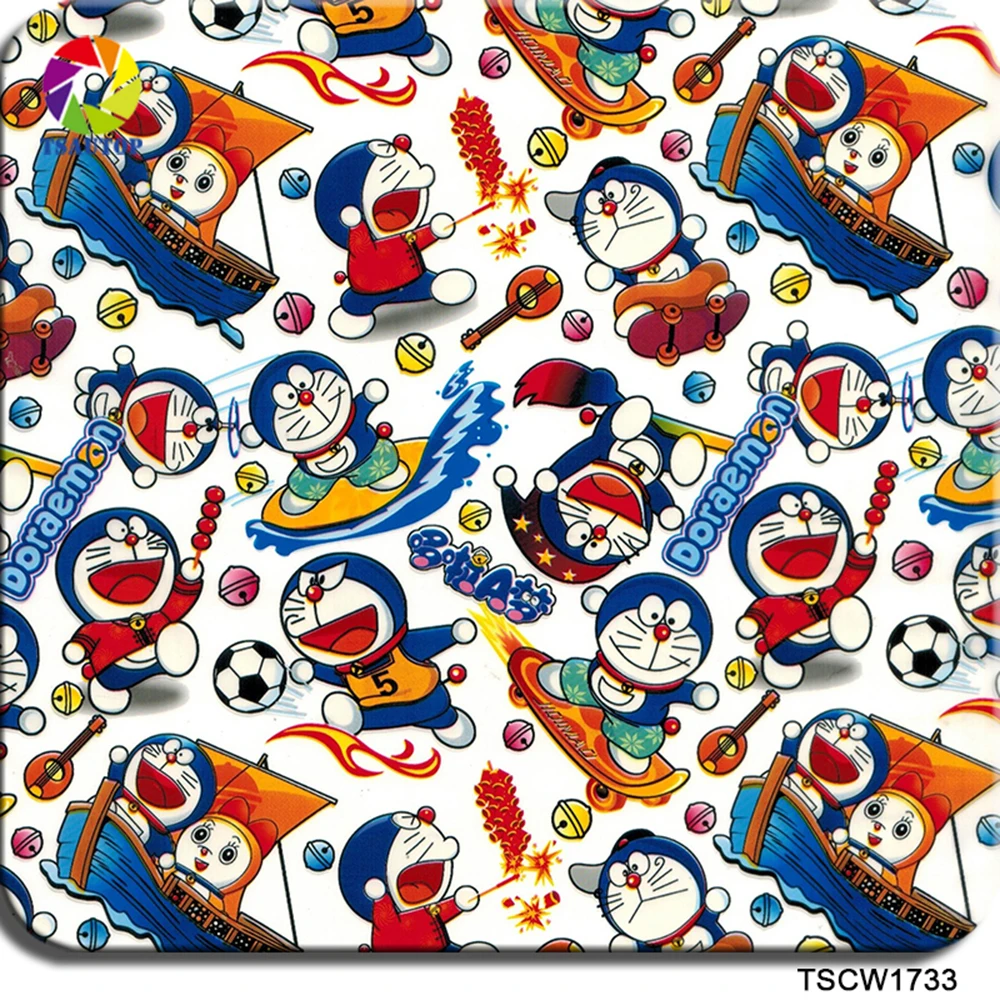 0,5 м X 2 м/10 м TSCW1733 Doraemon пленка для переноса рисунка в воде гидрографическая печатная пленка для автомобиля