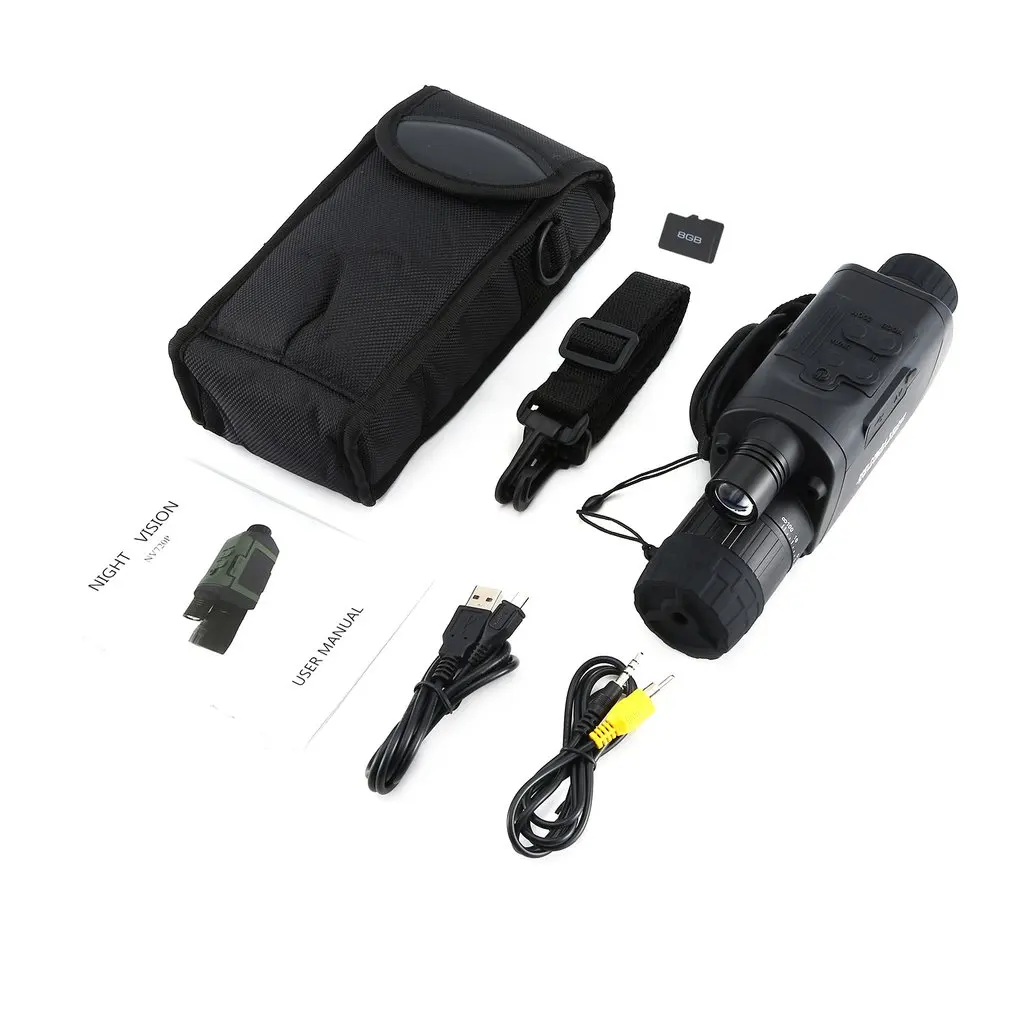 

Outdoor Night Vision Monocular Telescope Hunting WiFi 3.5-10.5 x 32 HD Digital Infrared Monocular for Hunting Camera Device
