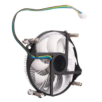 

CPU Cooling Fan Ultra-thin 4 Pin Fans Cooler For Intel LGA 115x Computer(i3/i5)