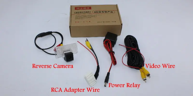 Car Rear View Reverse Camera For Nissan Teana  Lannia  NV200 2014~2016 Compatible With Original Screen RCA Adapter Connectorpackage