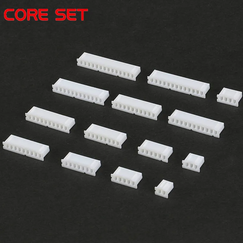50PCS XH2.54 pcb Connector 2.54mm Pitch Female housing Plastic Shell Housing 2/3/4/5/6/7/8/9/10/11/12/13/14/16 Pin For PCB Board