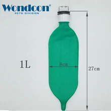 Wondcon вентилятор для анестезии одноразовый латексный дыхательный мешок 1Л машина для анестезии дыхательная подушка безопасности