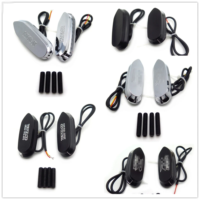 Aftermarket free shipping Led Amber Signal Mirror Block Off Base Plate For Suzuki GSXR600 GSXR750 GSXR1000 2005-2012