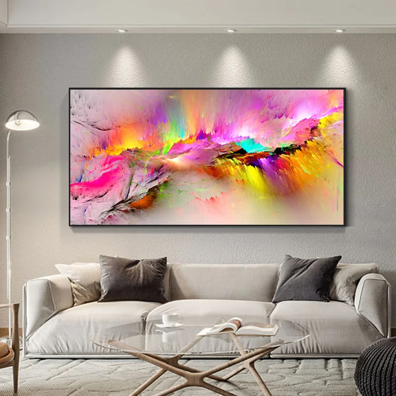 Abstract beautiful Cloud Painting Canvas Print Home Decor Wall Art 900x600mm 