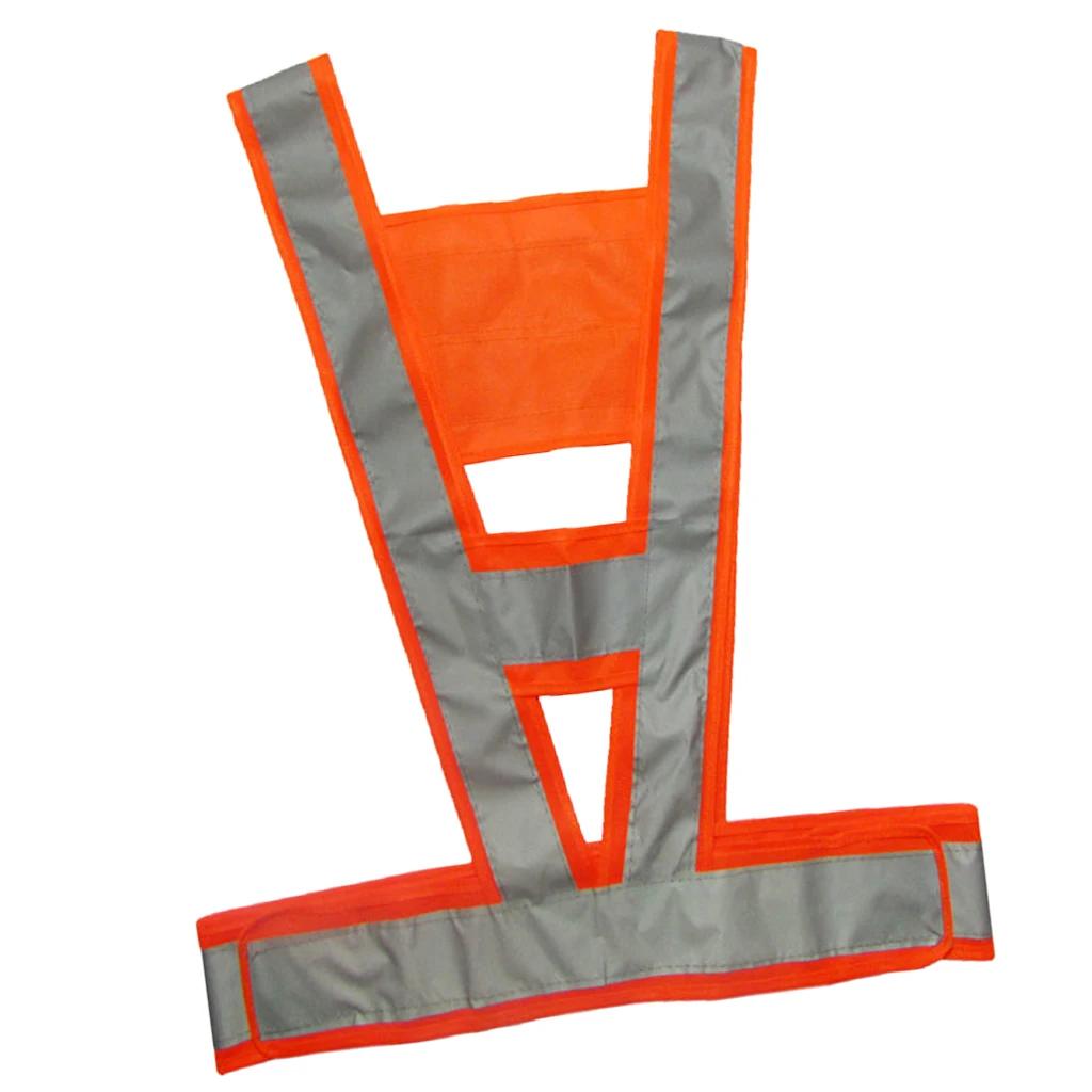 V-Shaped Safety Vest Unisex High Visibility Waistcoat Reflective Belt