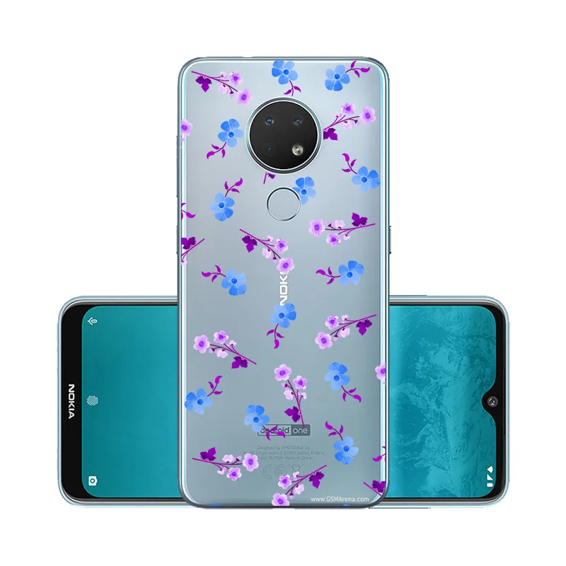 W014 Прозрачный чехол для nokia 7,2 6,2 Чехол Мягкий DIY окрашенный Прозрачный чехол для nokia 4,2 3,2 2,2 чехол бампер Coque nokia 7,2 nokia 6,2 - Цвет: W014