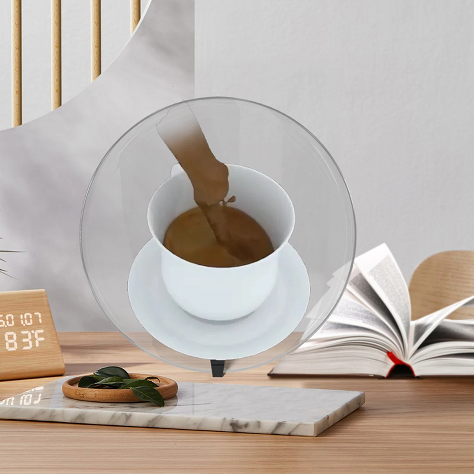 

Desktop 27CM 3D Holographic Projector LED Advertising Display Light Naked Eye Fan Screen Decorative Commercial Promotional Light