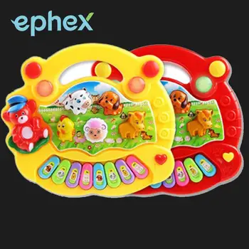 

Ephex Kids Rattle Toys Electrical Piano Musical Instruments Animal Farm Gifts