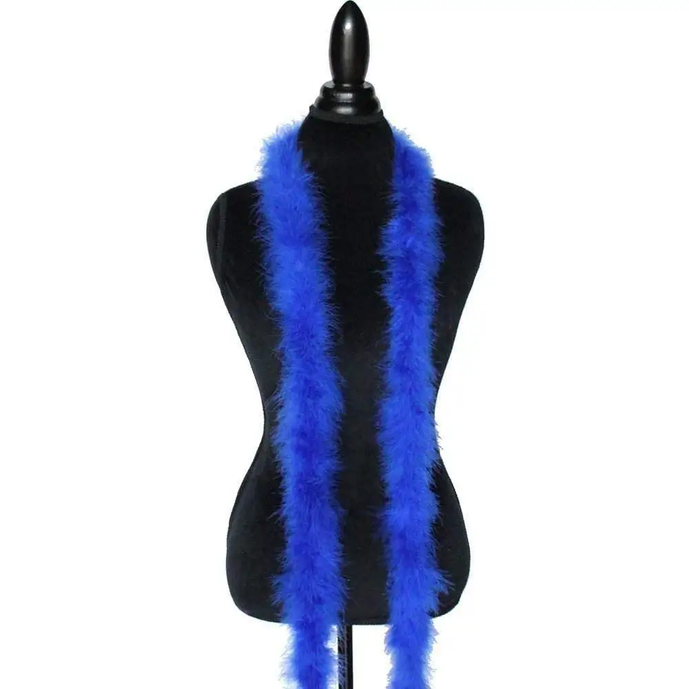 royal blue MFeathers 4 м/лот 25 г пушистое перо марабу Турция boas Fringes 2 метра/шт. Для рукоделия изготовления ювелирных изделий DIY аксессуары полосы - Цвет: royal blue