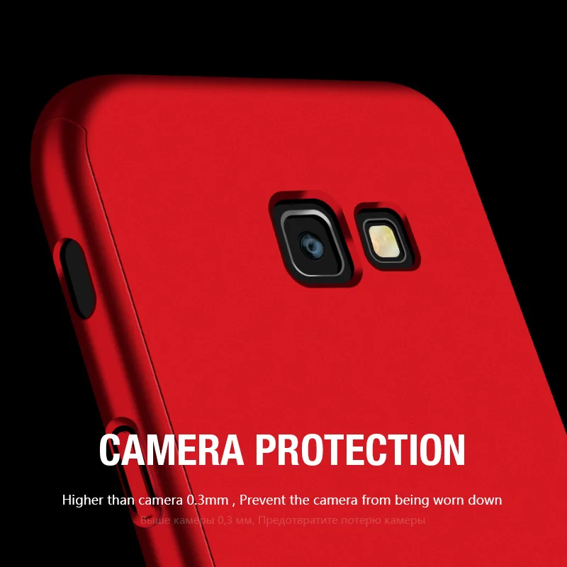 360 полный защитный чехол для телефона для samsung Galaxy A3 A5 A7 J7 J5 A6 A8 плюс чехол для samsung A5 A7 A3 чехол Крышка