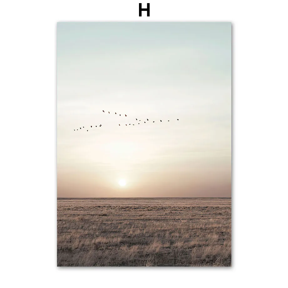 Grains-of-Sand-Arches-Grass-Reed-Palm-Cactus-Giraffe-Nordic-Poster-Wall-Art-Print-Canvas-Painting (10)