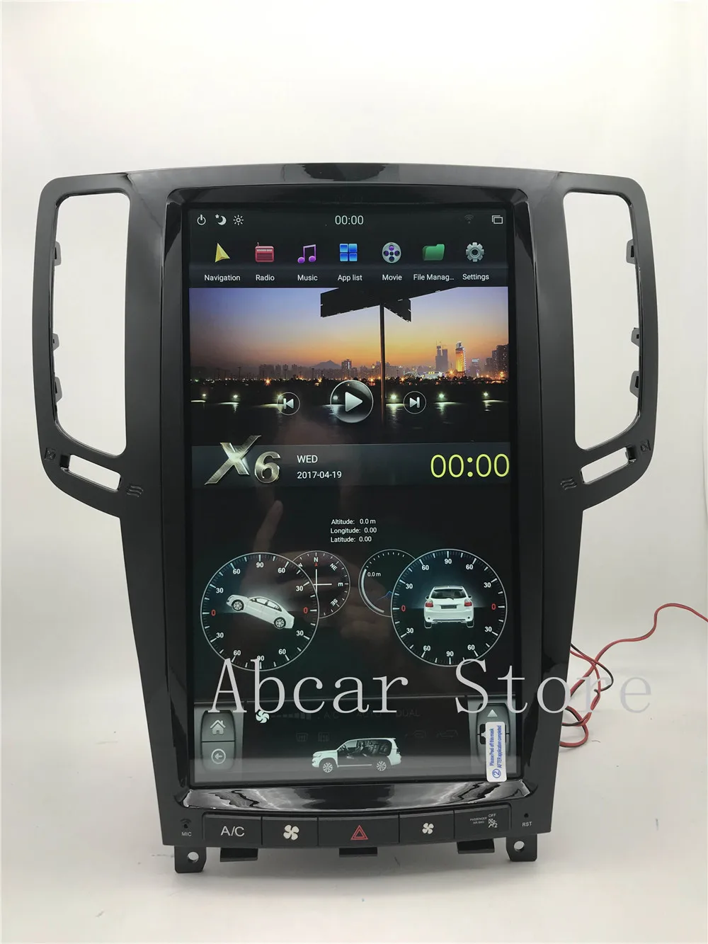 13,6 дюймов Tesla стиль Android 8,1 автомобильный dvd-плеер gps навигация для infiniti G25 G37 2007-2013 ips carplay HDMI радио 6 ядер