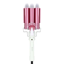 Kemei Km-926 выпрямитель для волос, автоматическая завивка, керамический утюжок для волос, 3 Бочки, большая волна, щипцы для завивки волос, утюжок для волос