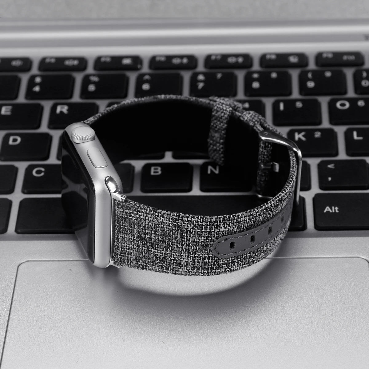 Для Apple iWatch Series 3 42 мм ремешок для часов кожаный холст спортивные сменные часы Узкий браслет ремешок серии 42 мм
