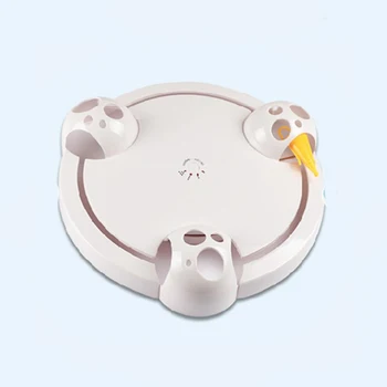 

Pet Toy Automatically Rotate Mouse and Cat Turntable Intelligent Electric Play Board Shadowless Mouse Turntable Toy for Pet