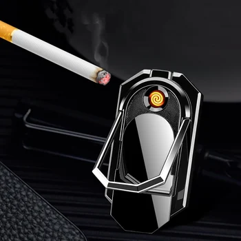 

3 In 1 USB Cigarette Lighter Charging Electric Arc Lighters Gadgets for Men Gifts Smoking Cigarette Accessories