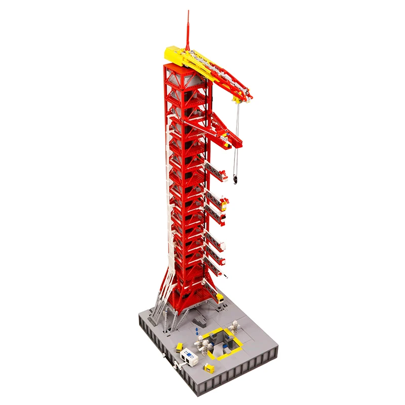 BuildMoc высокое 3073 шт космическая Серия Apollo Saturn V пупочная башня для 21309 Technic строительные блоки кирпичи подарок для детей