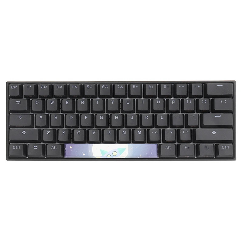 PBT Space Keycaps механическая клавиатура DIY Keycap(6.25U Space Keycap)-Rocket Star